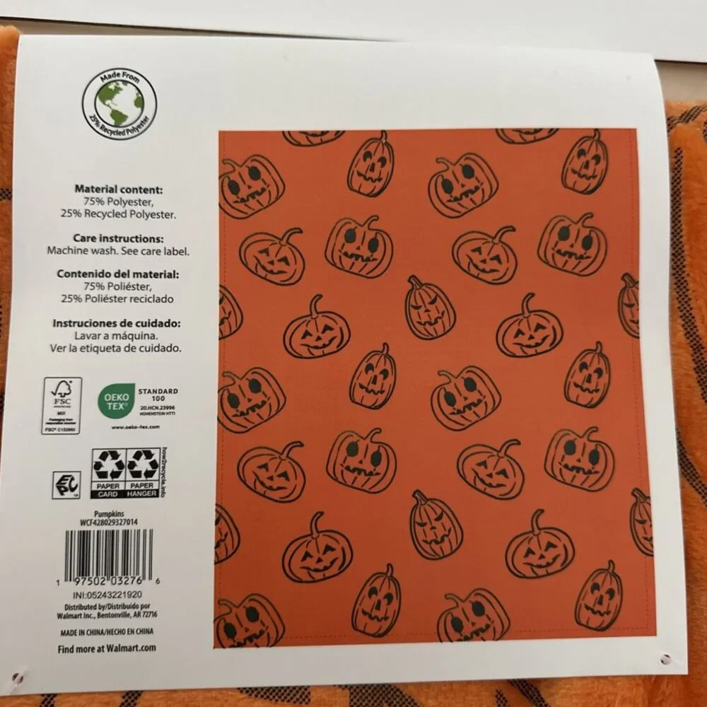 Way To Celebrate orange pumpkin